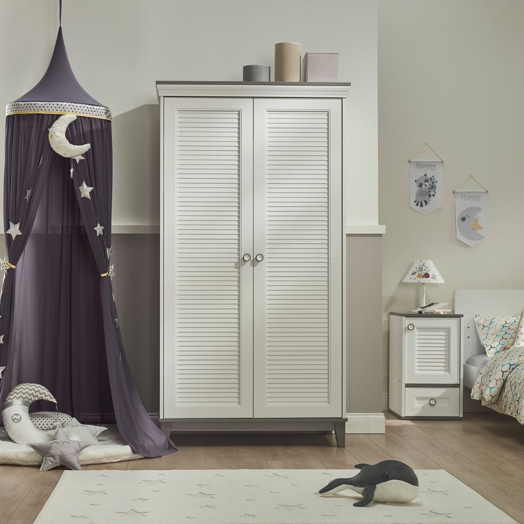 Двукрилен детски гардероб Mia