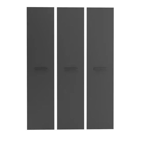 Трикрилна врата за гардероб Plus ( 135 см) - Антрацит