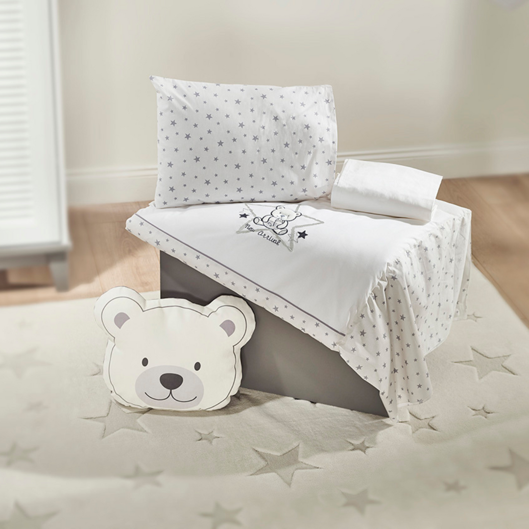 Бебешки спален комплект Sofy Grey (60x120 см) за детско легло
