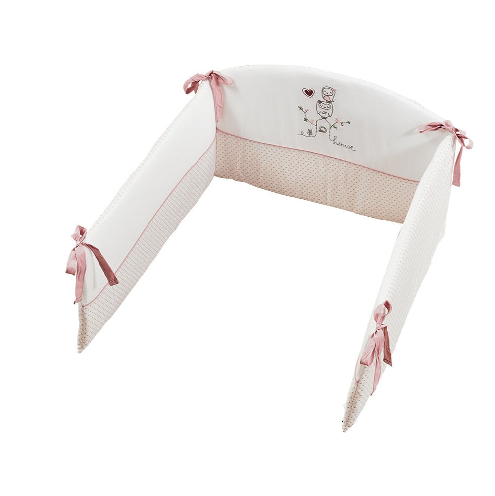 Бебешки спален комплект Sofy Pink (60x120 см) с мек текстилен дизайн