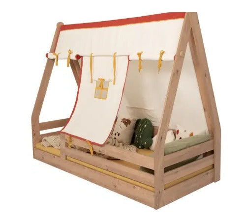 Детско легло Montessori (90x200 см) с практична и подредена визия