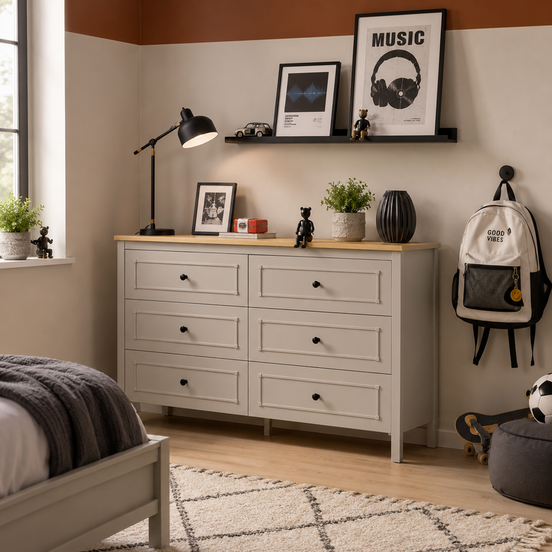 Двоен детски скрин Sento с дизайн от серия Sento