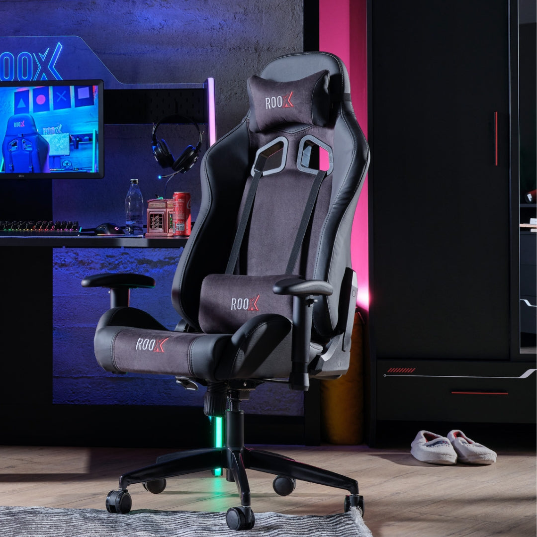 Игрален стол Roox No:01 с регулируема височина и облегалка