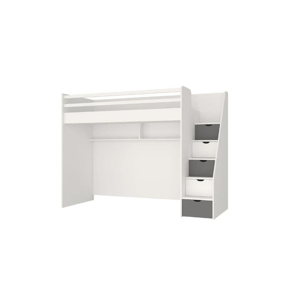 Горно легло Neo Grey (90x200 см) с практична и подредена визия
