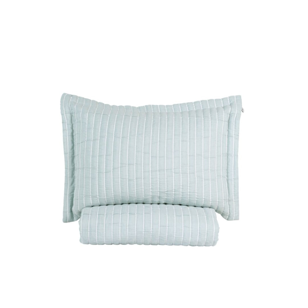 Покривало с калъфка Stripe (210x230 см) с мек текстилен дизайн