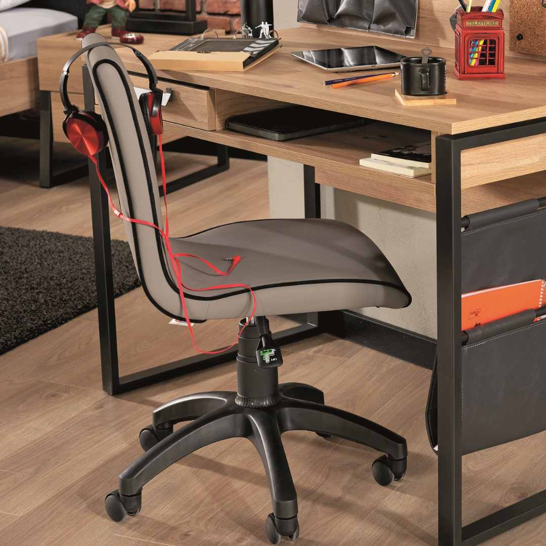Стол Smart - сив за ученическо бюро